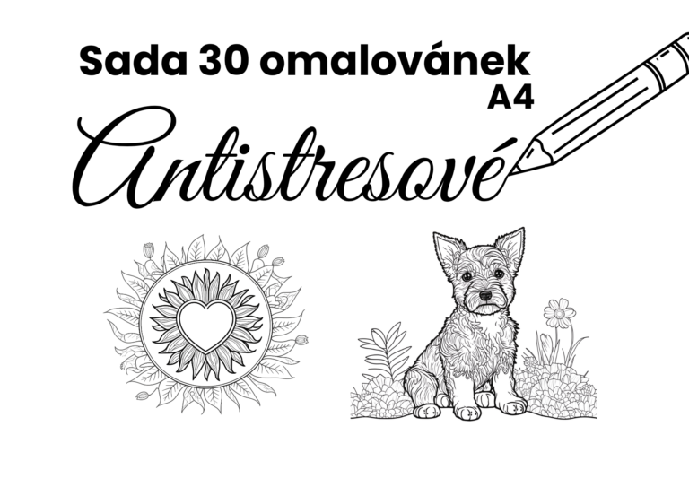 30 antistresových omaľovánok, ktoré upokoja myseľ a podporia kreativitu