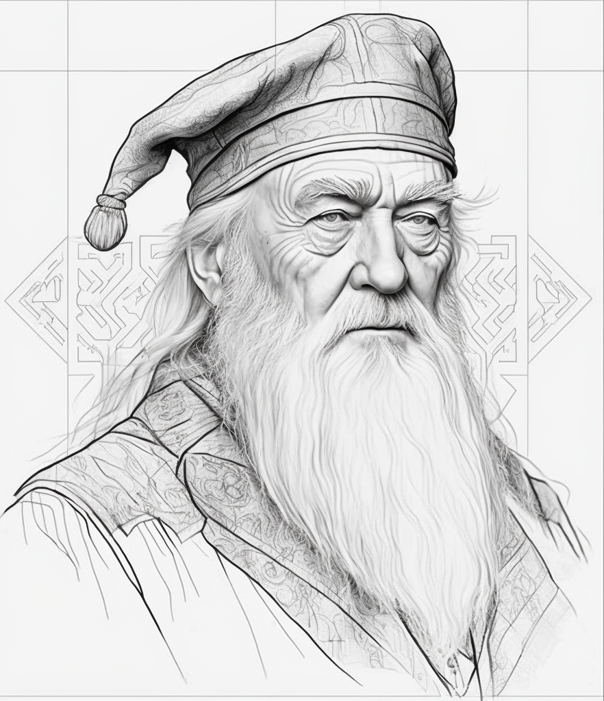 Harry Potter 5160 - Omaľovánky na vytlačenie zadarmo